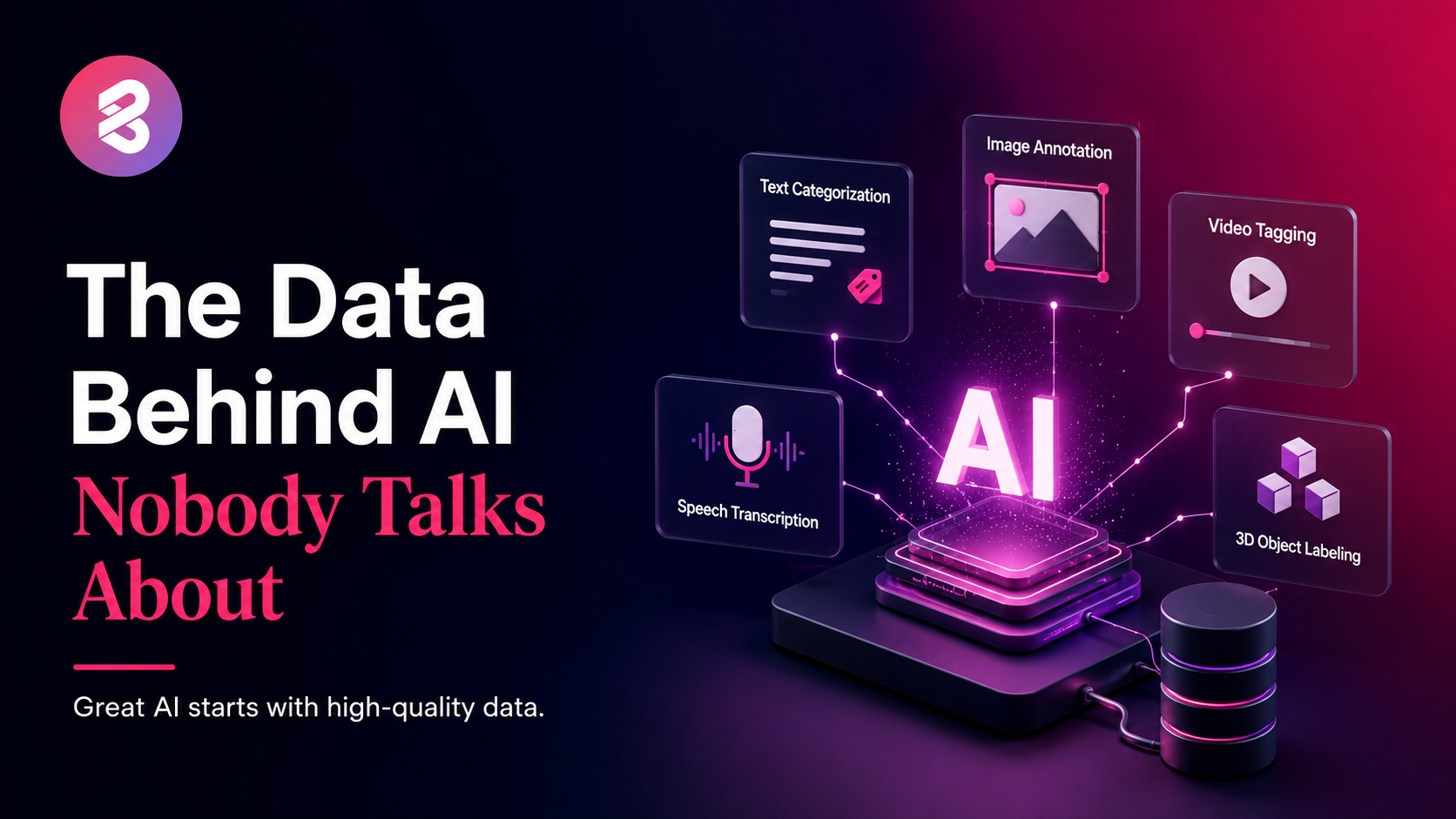 The data behind AI that nobody talks about