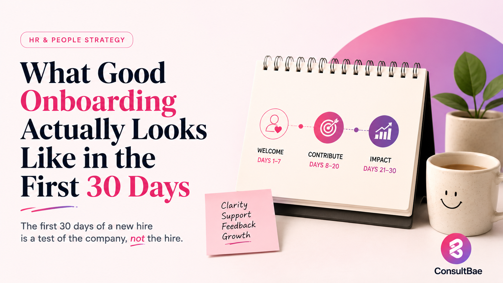 What good onboarding actually looks like in the first 30 days.