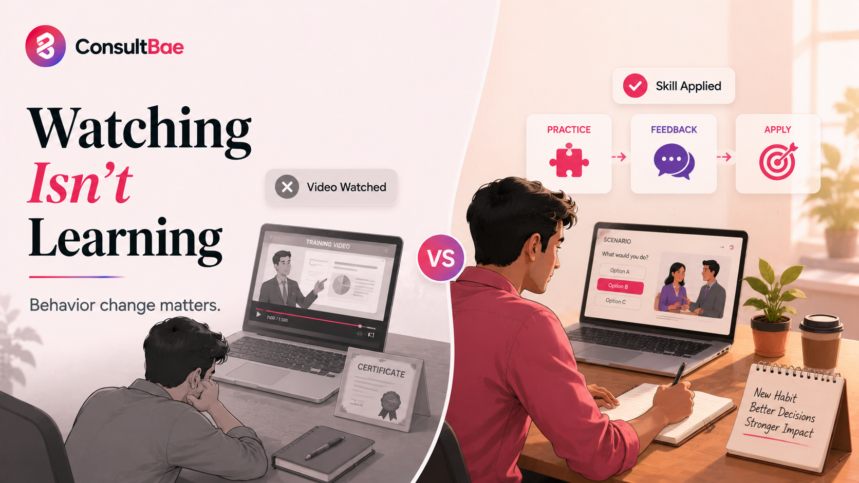 The Architecture of Behavior Change: Moving Corporate Learning Beyond Passive Video Consumption