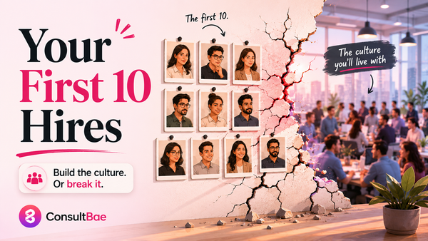 Why the first ten hires at a funded startup determine the culture you will spend years trying to fix.