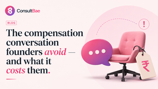 The compensation conversation most founders are afraid to have — and what it costs them.
