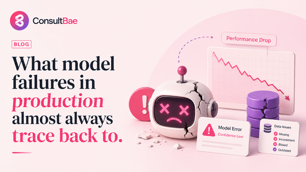 What model failures in production almost always trace back to.