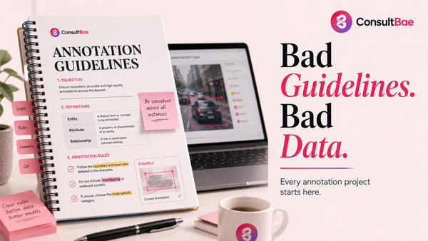 Why annotation guidelines are the most underrated document in an AI data project.