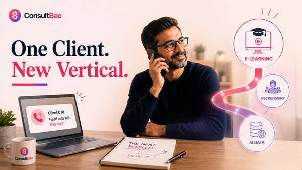 The E-Learning Vertical Didn't Come from a Strategy Deck. It Came from a Client Call.