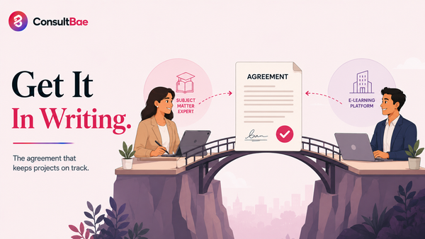 Most E-Learning Projects Don't Fail on the Content. They Fail on the Agreement.