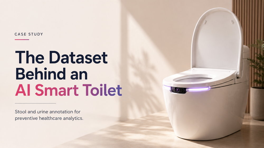How We Built the Dataset Behind an AI Smart Toilet