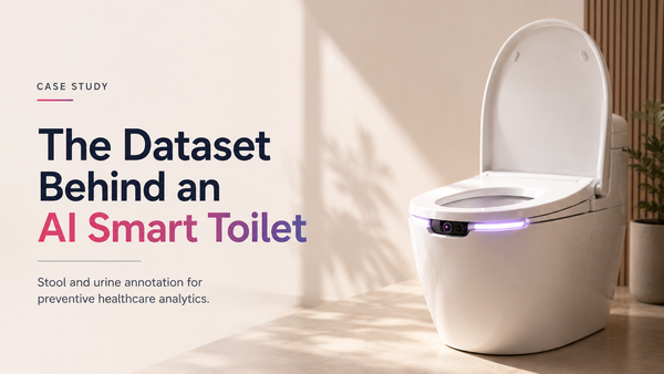 How We Built the Dataset Behind an AI Smart Toilet
